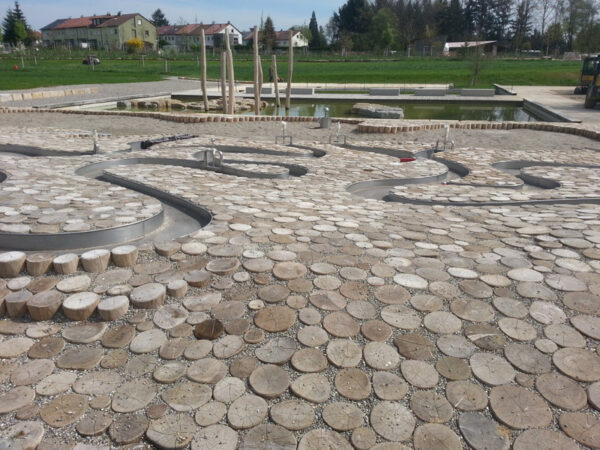 Bruk akacjowy okrągły